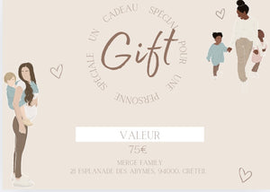 Carte cadeau 75€