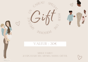 Carte-Cadeau d'une valeur de 30 €