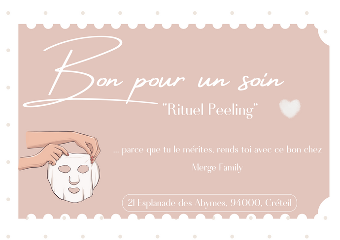 Soin visage Peeling peau Neuve